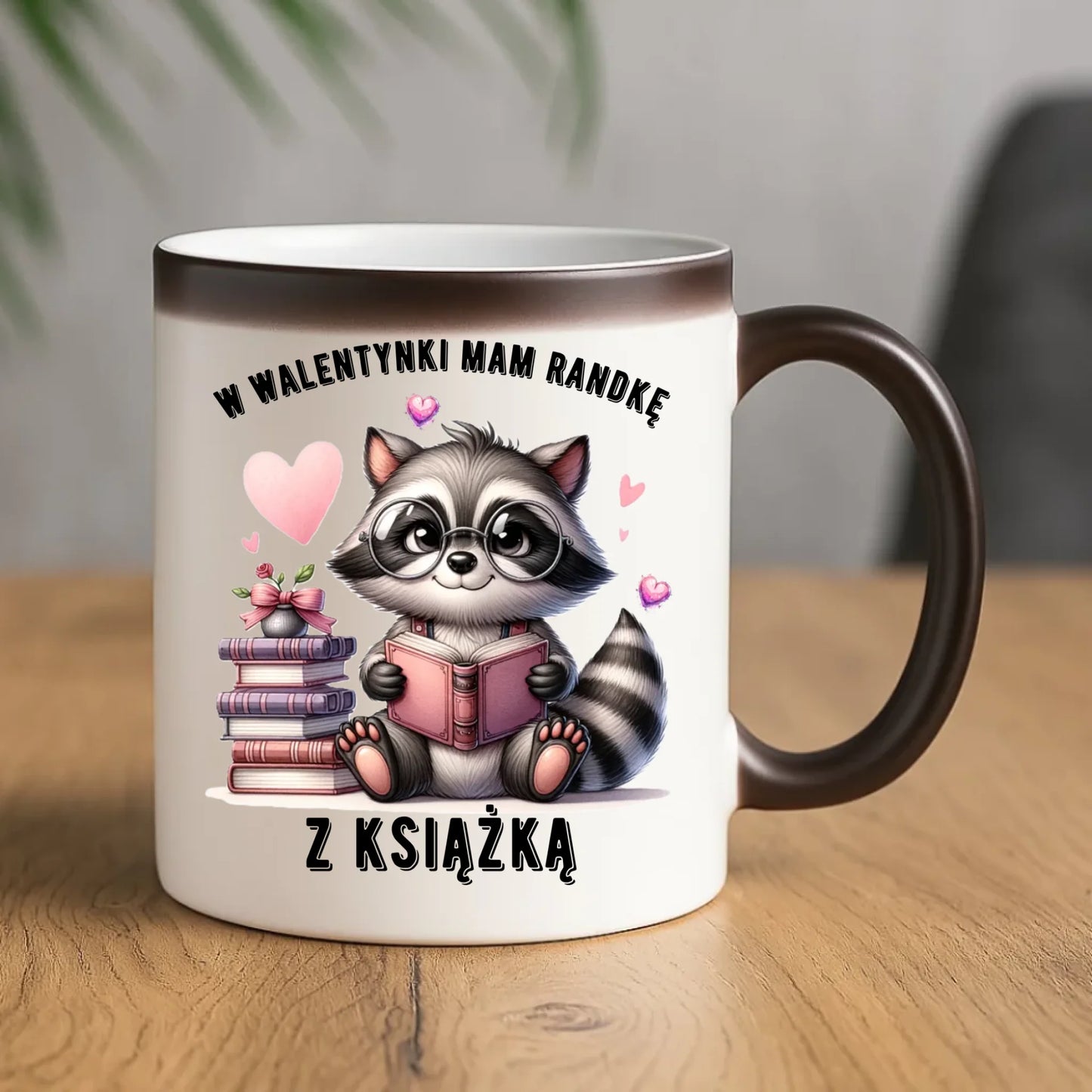 Kubek magiczny na Walentynki dla mola książkowego – Mam randkę z książką W20
