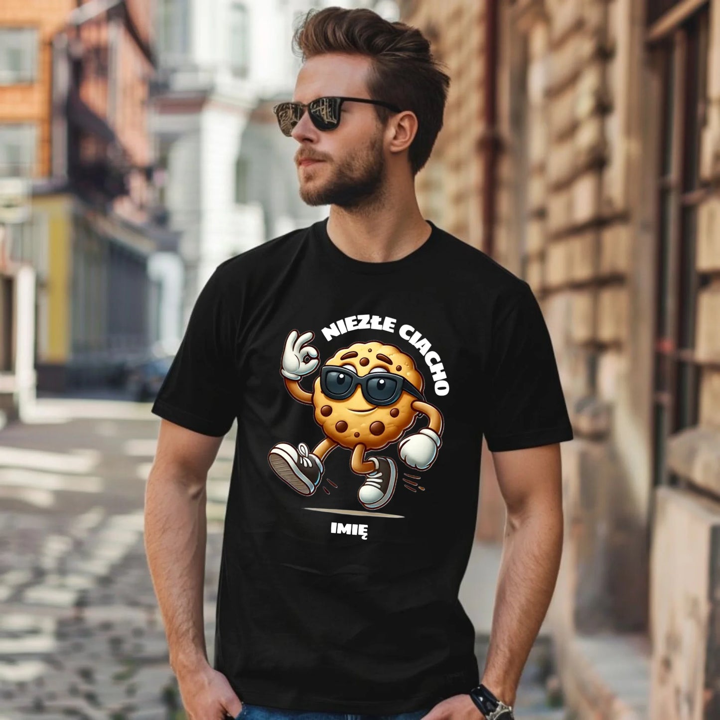 Koszulka męska - Niezłe ciacho - personalizowana DCH31 - StoryCups.pl