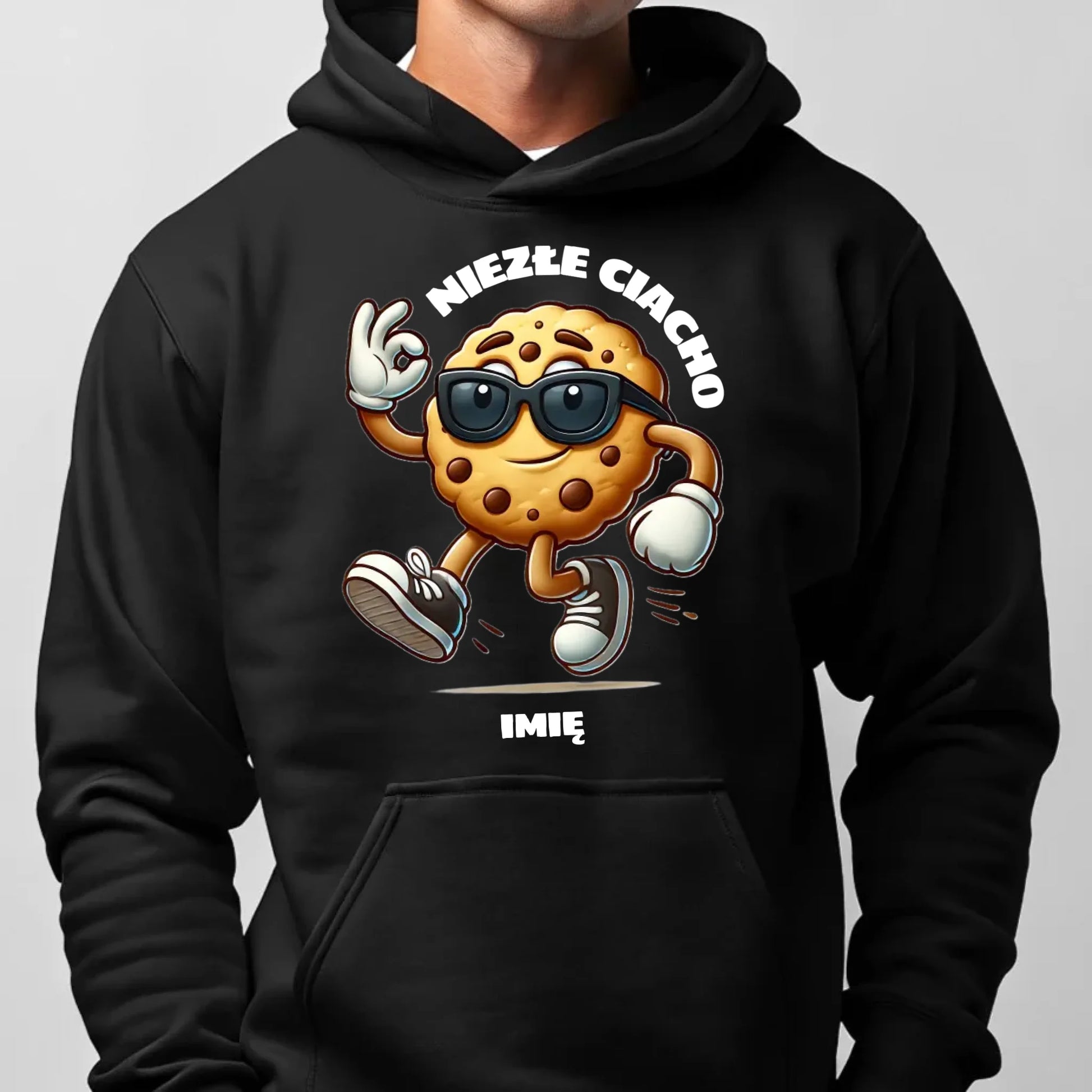 Bluza męska z kapturem - Niezłe ciacho - personalizowana DCH31 - StoryCups.pl