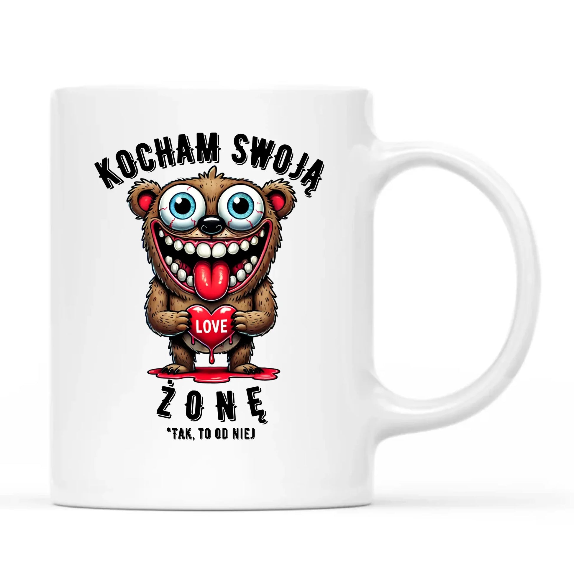 Kubek - prezent dla męża - Kocham swoją żonę W23 - StoryCups.pl