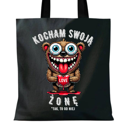 Torba - prezent dla męża - Kocham swoją żonę W23 - StoryCups.pl