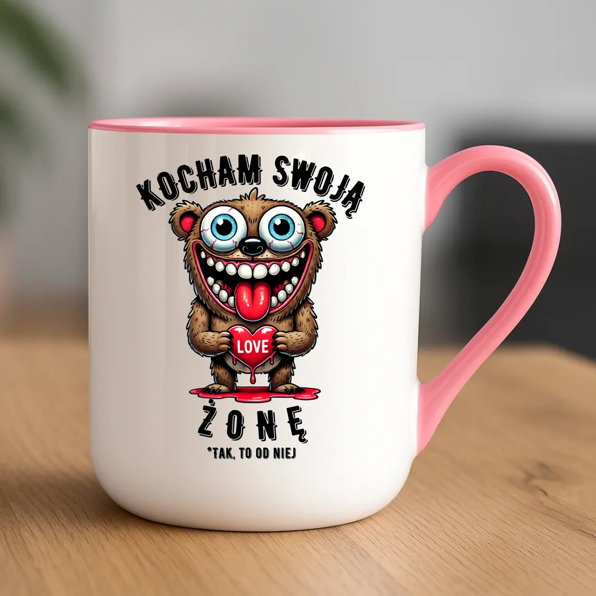 Kubek elegant - prezent dla męża - Kocham swoją żonę W23 - StoryCups.pl