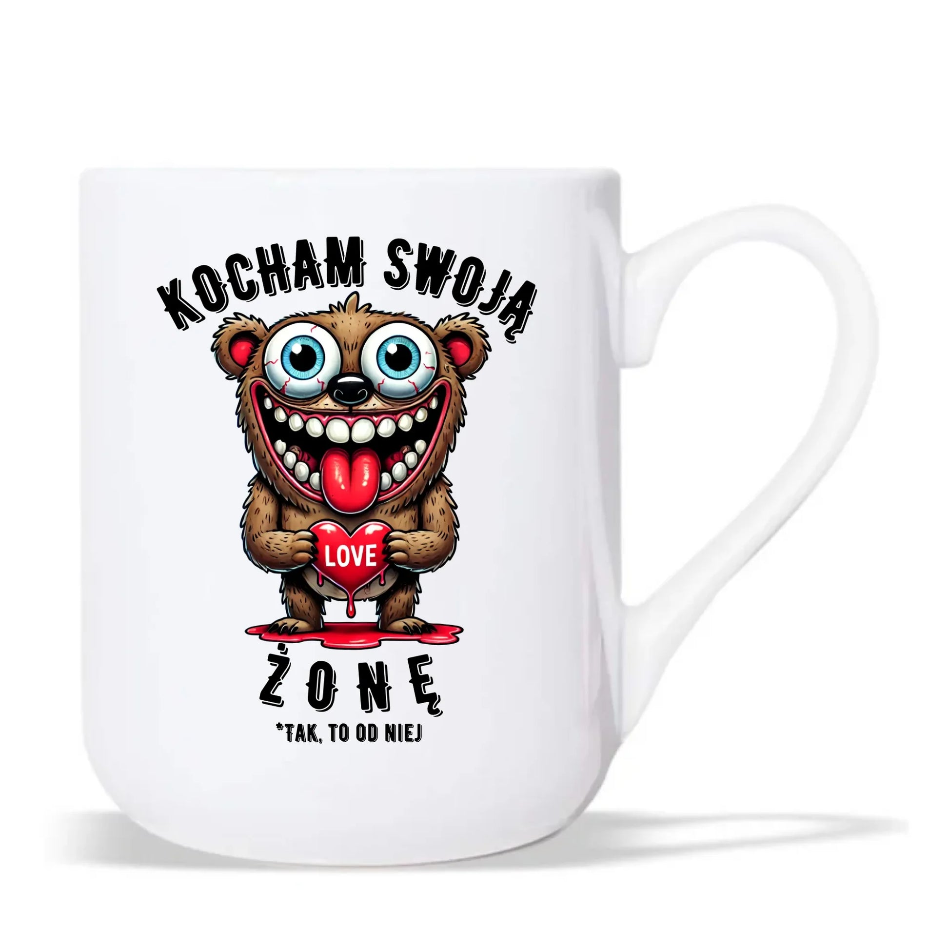 Kubek elegant - prezent dla męża - Kocham swoją żonę W23 - StoryCups.pl
