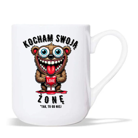 Kubek elegant - prezent dla męża - Kocham swoją żonę W23 - StoryCups.pl