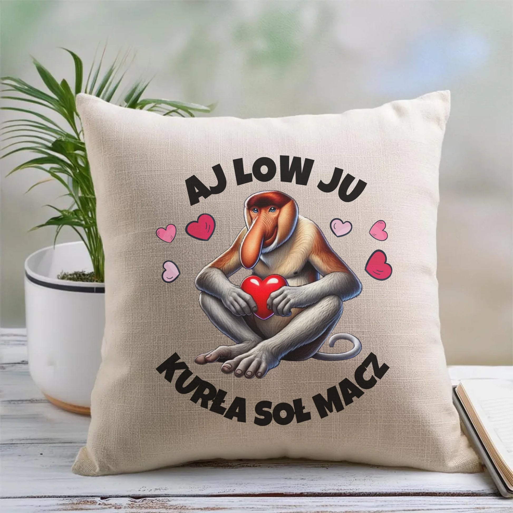 Poduszka - Janusz nosacz - Aj low ju kurła W26 - StoryCups.pl