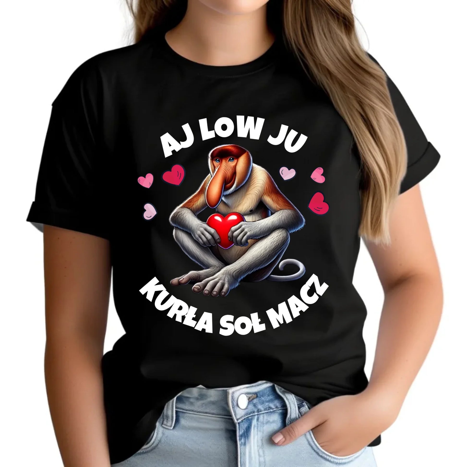 Koszulka damska - Janusz nosacz - Aj low ju kurła W26 - StoryCups.pl