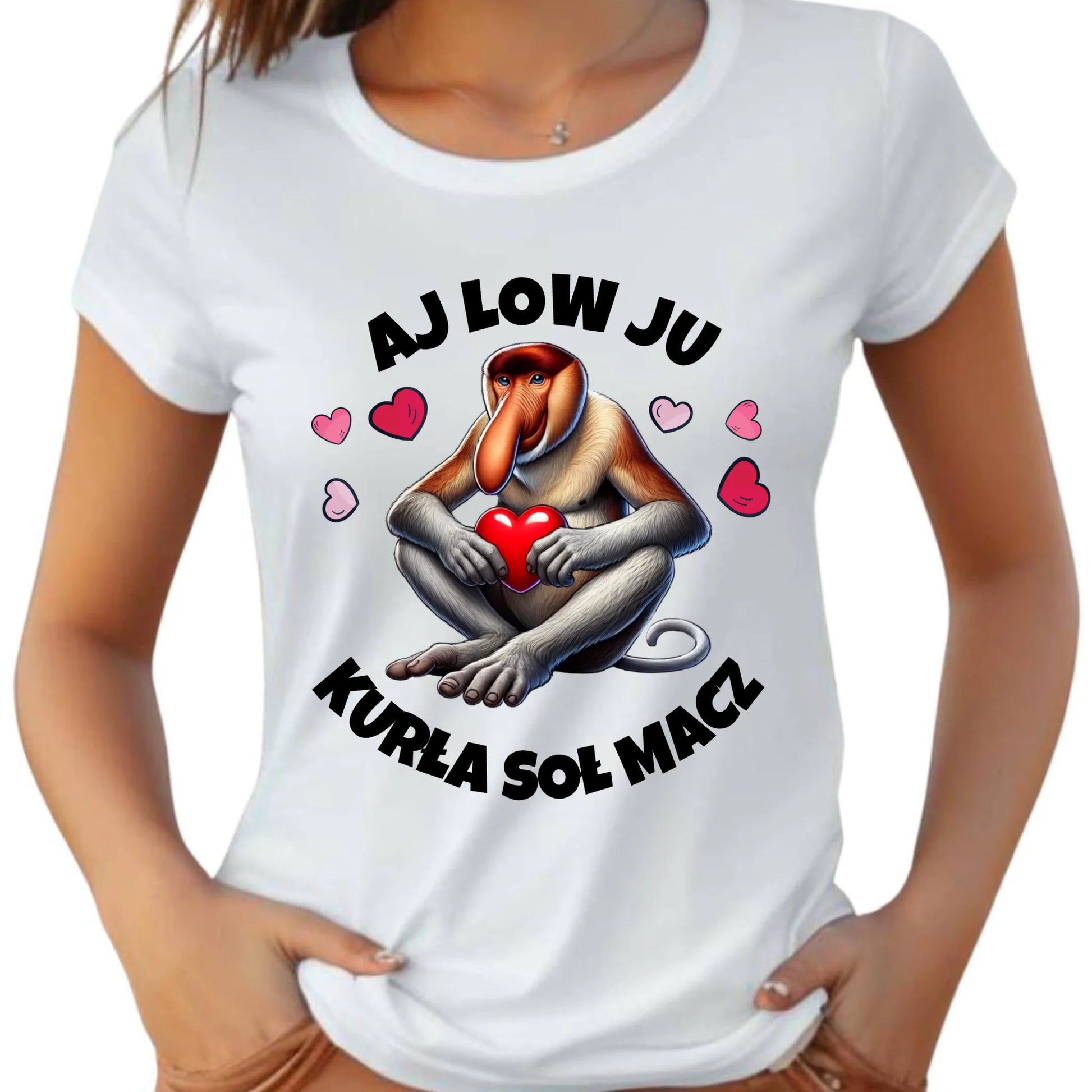 Koszulka damska - Janusz nosacz - Aj low ju kurła W26 - StoryCups.pl
