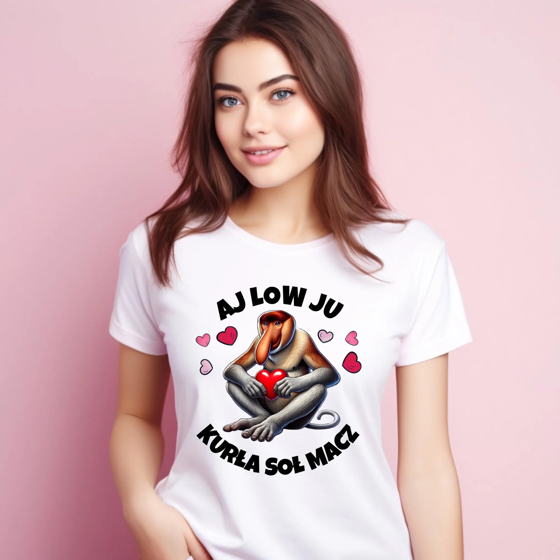 Koszulka damska - Janusz nosacz - Aj low ju kurła W26 - StoryCups.pl