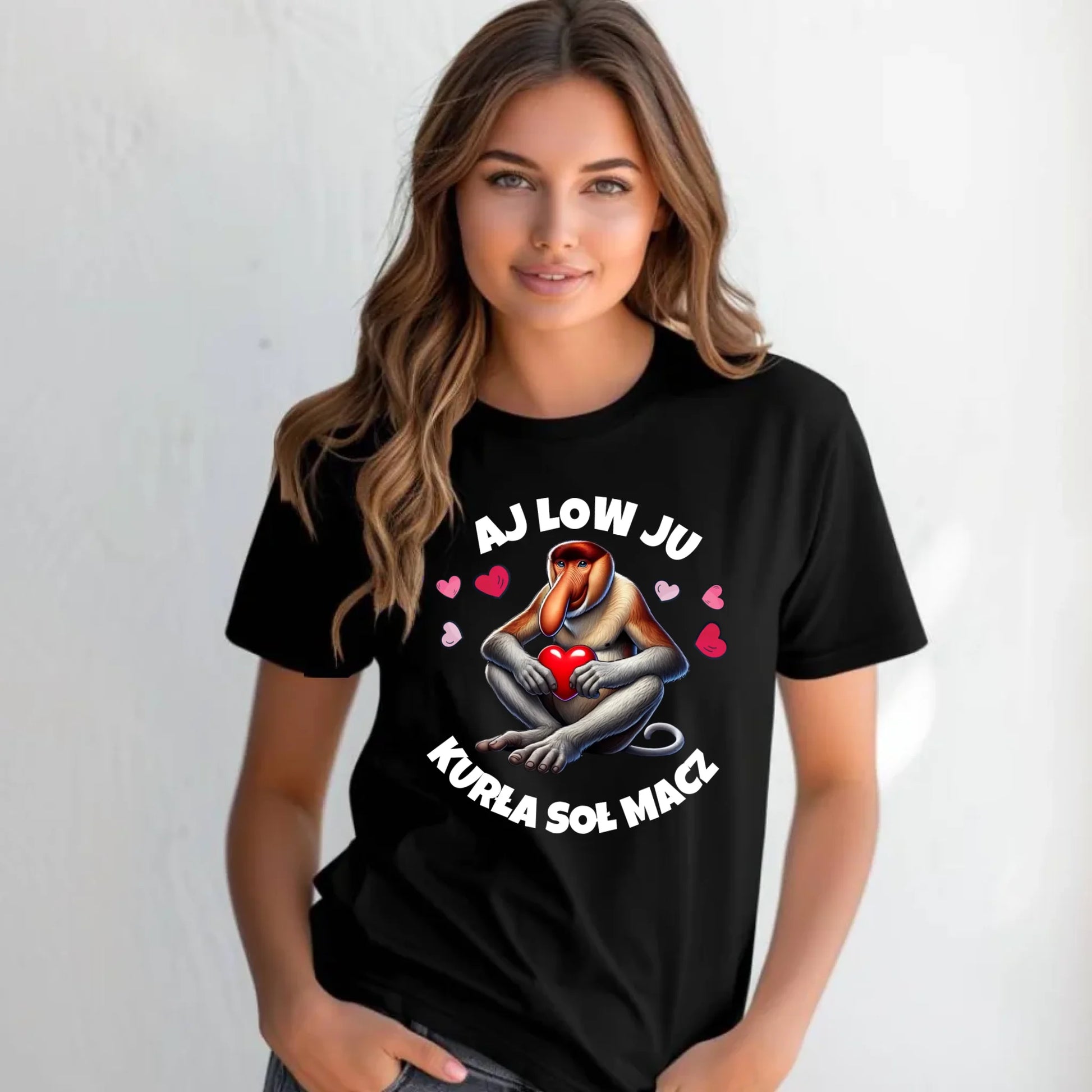 Koszulka damska - Janusz nosacz - Aj low ju kurła W26 - StoryCups.pl