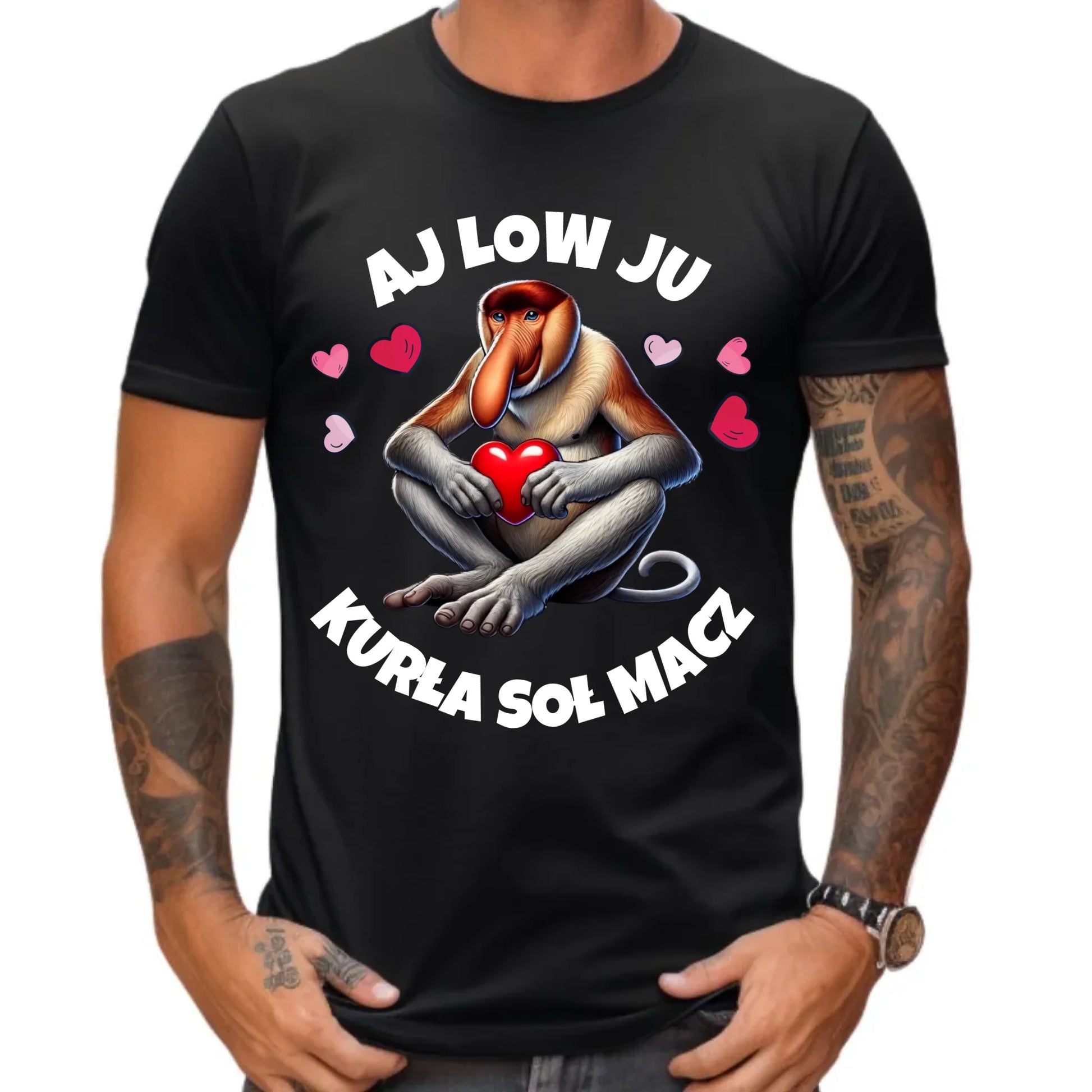 Koszulka męska - Janusz nosacz - Aj low ju kurła W26 - StoryCups.pl