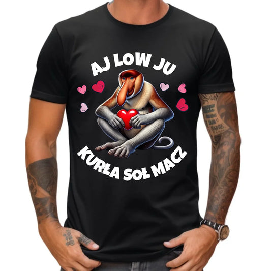 Koszulka męska - Janusz nosacz - Aj low ju kurła W26 - StoryCups.pl