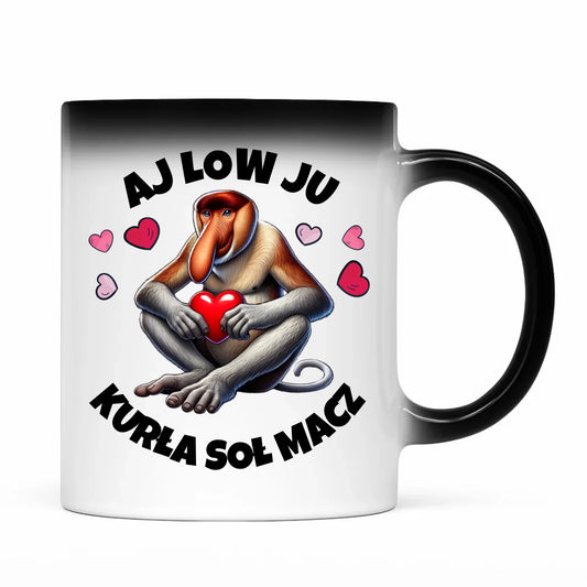 Kubek magiczny - Janusz nosacz - Aj low ju kurła W26 - StoryCups.pl