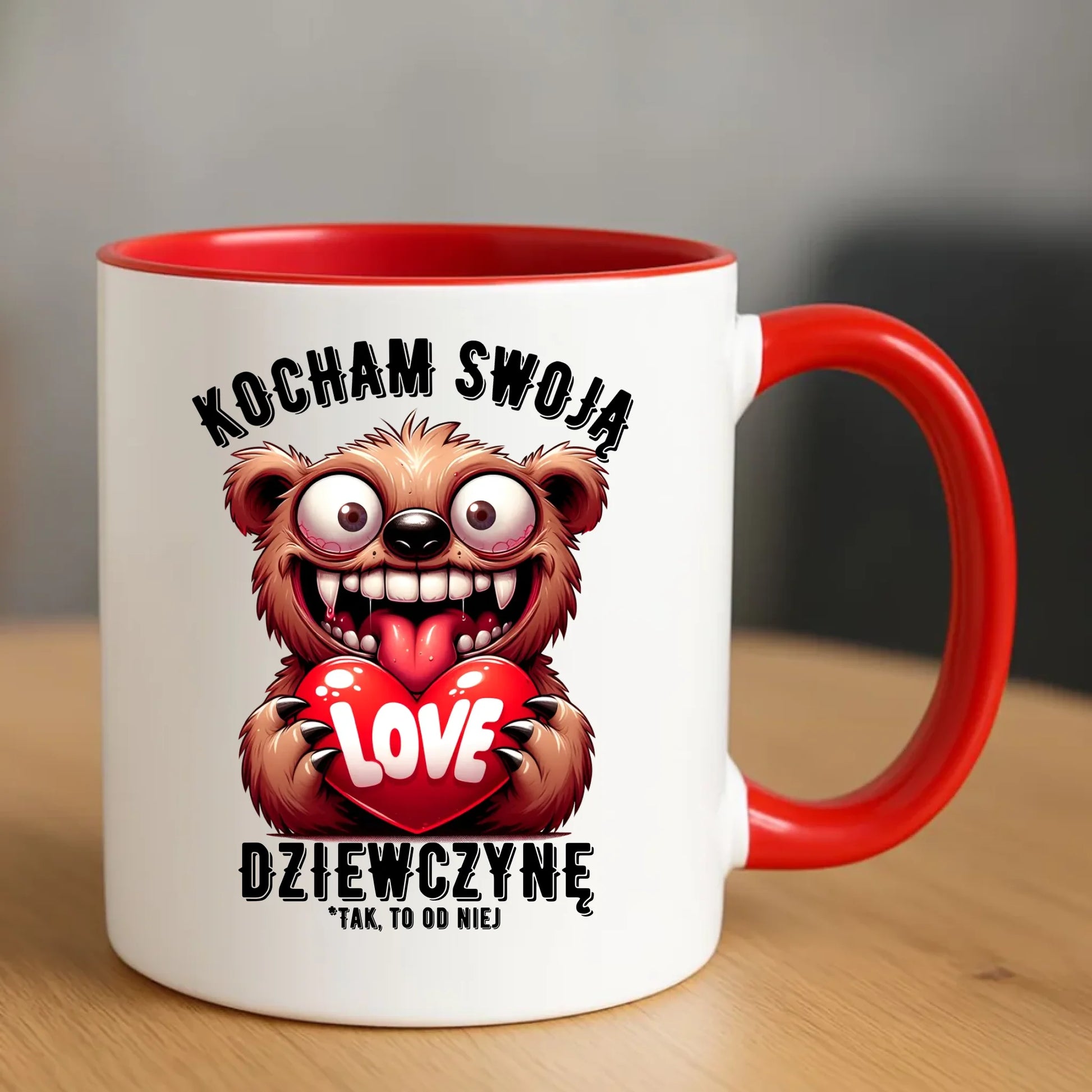 Kubek - prezent dla chłopaka - Kocham swoją dziewczynę W30 - StoryCups.pl