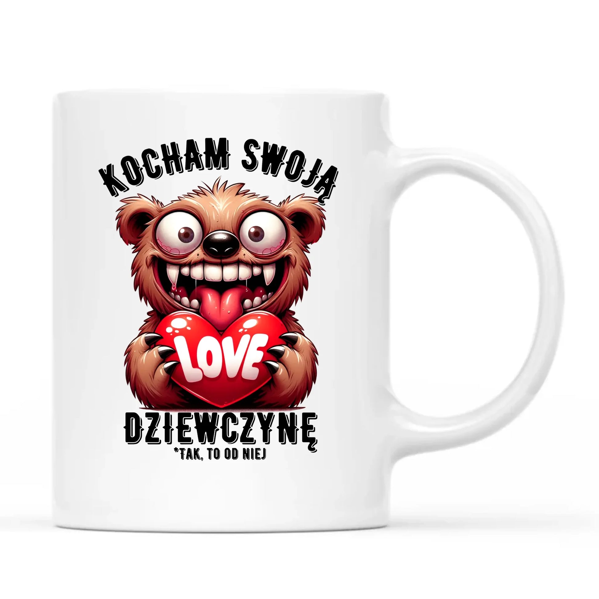 Kubek - prezent dla chłopaka - Kocham swoją dziewczynę W30 - StoryCups.pl