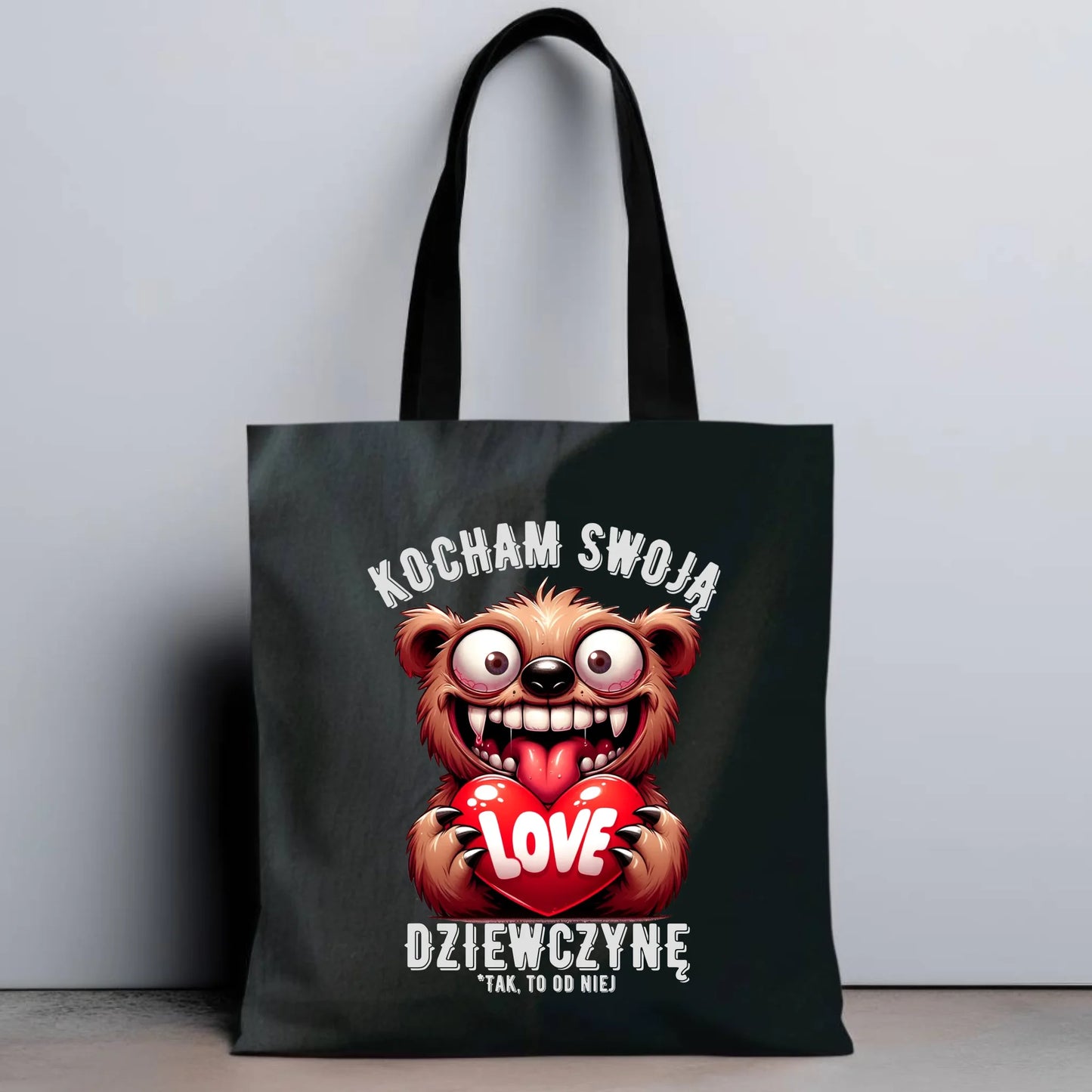 Torba - prezent dla chłopaka - Kocham swoją dziewczynę W30 - StoryCups.pl