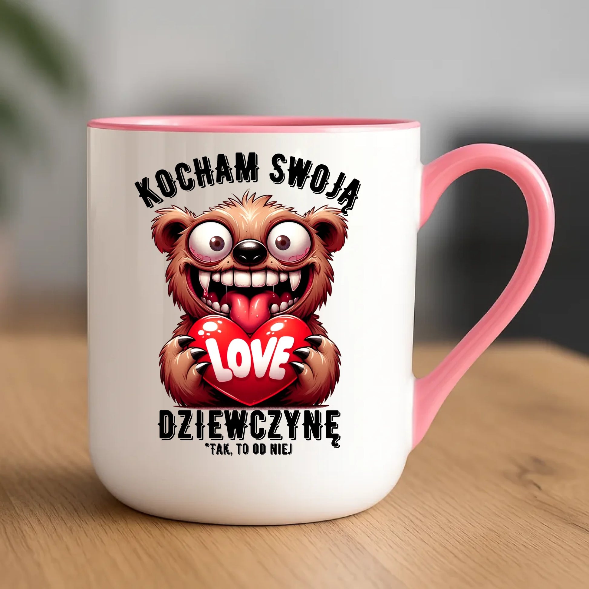 Kubek elegant - prezent dla chłopaka - Kocham swoją dziewczynę W30 - StoryCups.pl