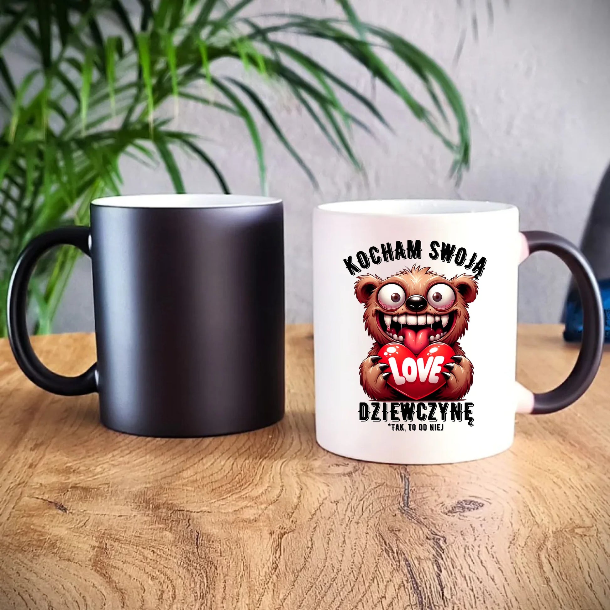 Kubek magiczny - prezent dla chłopaka - Kocham swoją dziewczynę W30 - StoryCups.pl