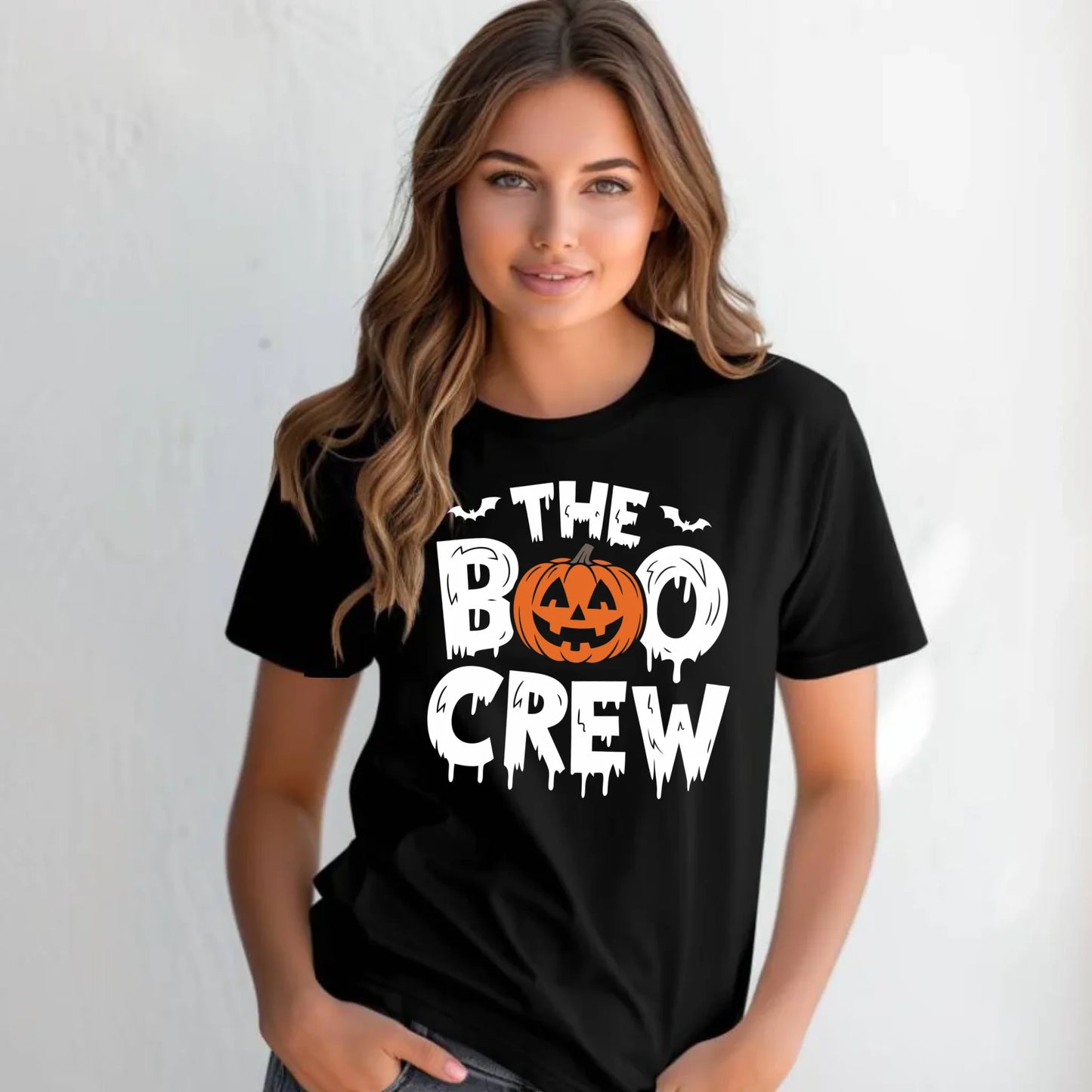 Koszulka damska na Halloween - The Boo Crew HL12 - StoryCups.pl