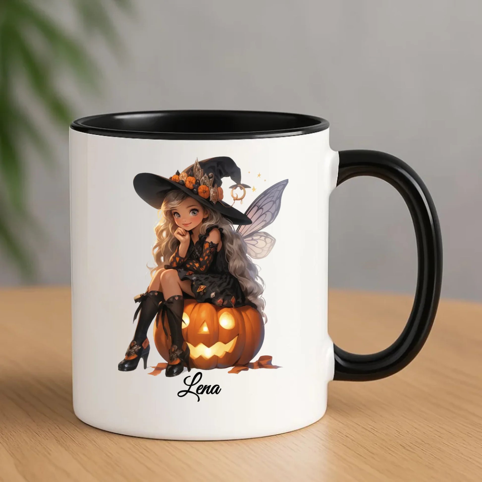 Kubek na Halloween - Wróżka - wybierz postać - personalizowany HL02 - StoryCups.pl