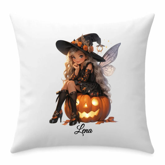Poduszka na Halloween - Wróżka - wybierz postać - personalizowana HL02 - StoryCups.pl