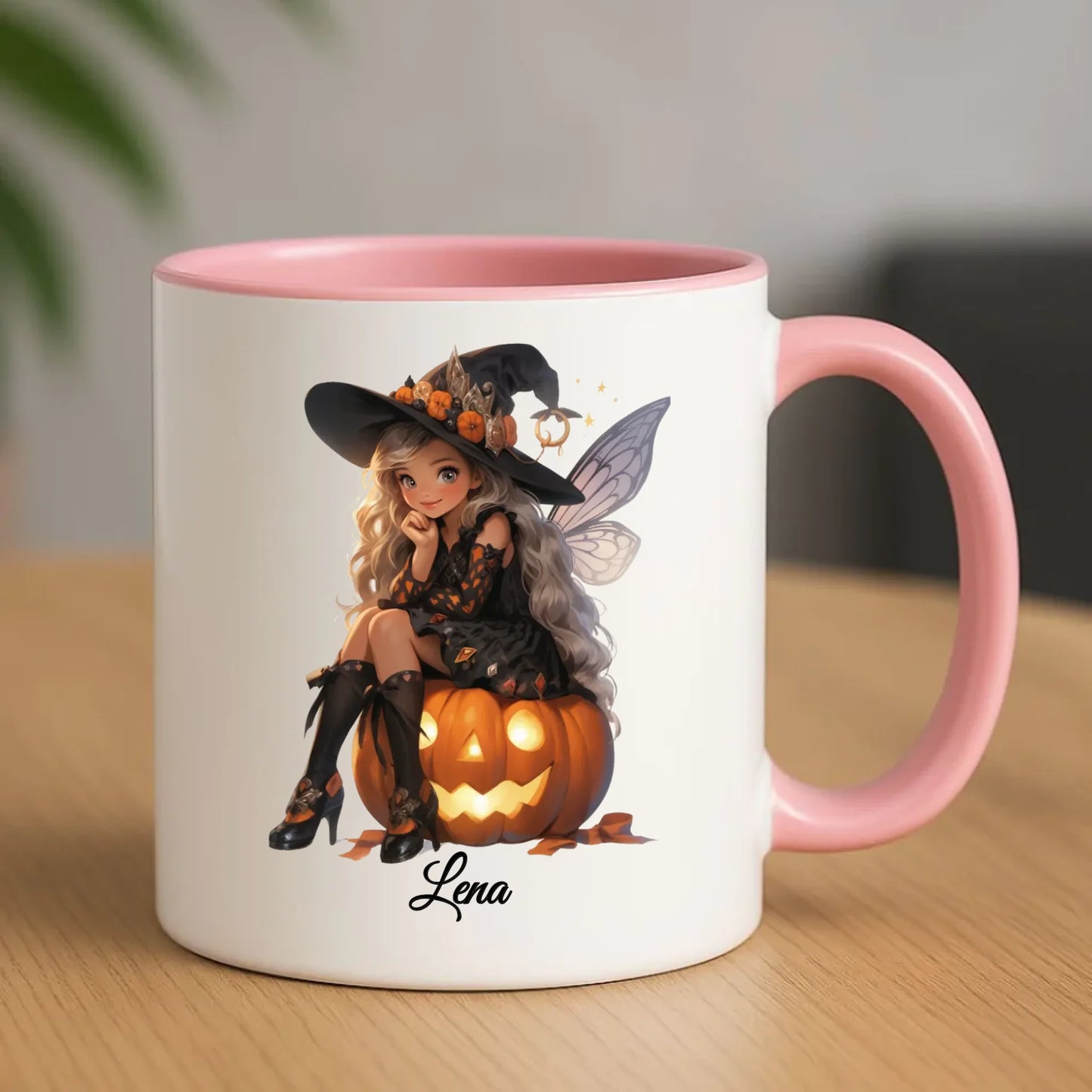 Kubek na Halloween - Wróżka - wybierz postać - personalizowany HL02 - StoryCups.pl