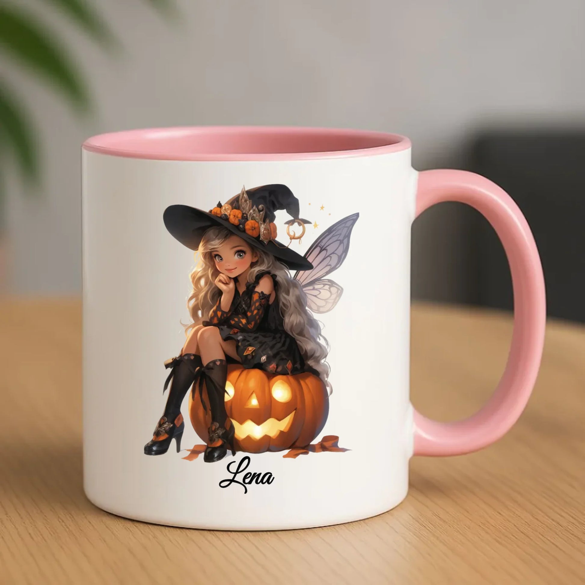 Kubek na Halloween - Wróżka - wybierz postać - personalizowany HL02 - StoryCups.pl