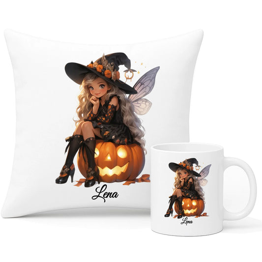 Zestaw na Halloween - Wróżka - wybierz postać - personalizowany HL02 - StoryCups.pl