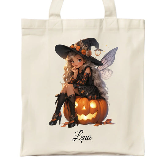Torba na Halloween - Wróżka - wybierz postać - personalizowana HL02 - StoryCups.pl