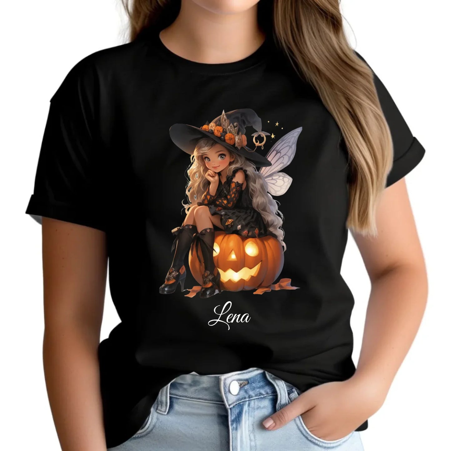 Koszulka na Halloween - Wróżka - wybierz postać - personalizowana HL02 - StoryCups.pl
