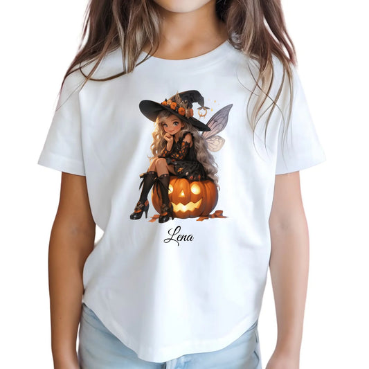 Koszulka dziecięca na Halloween - Wróżka - wybierz postać - personalizowana HL02 - StoryCups.pl