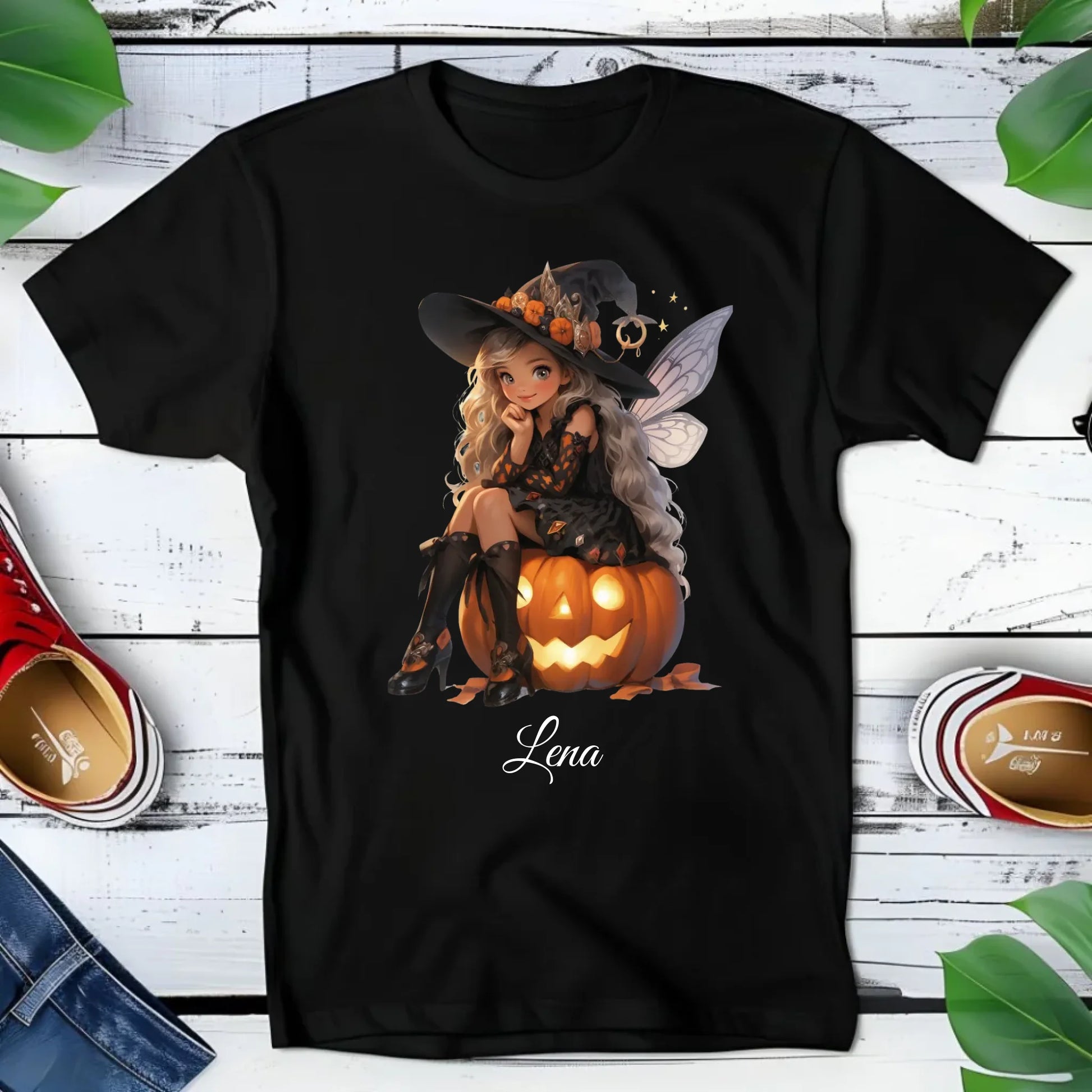 Koszulka dziecięca na Halloween - Wróżka - wybierz postać - personalizowana HL02 - StoryCups.pl