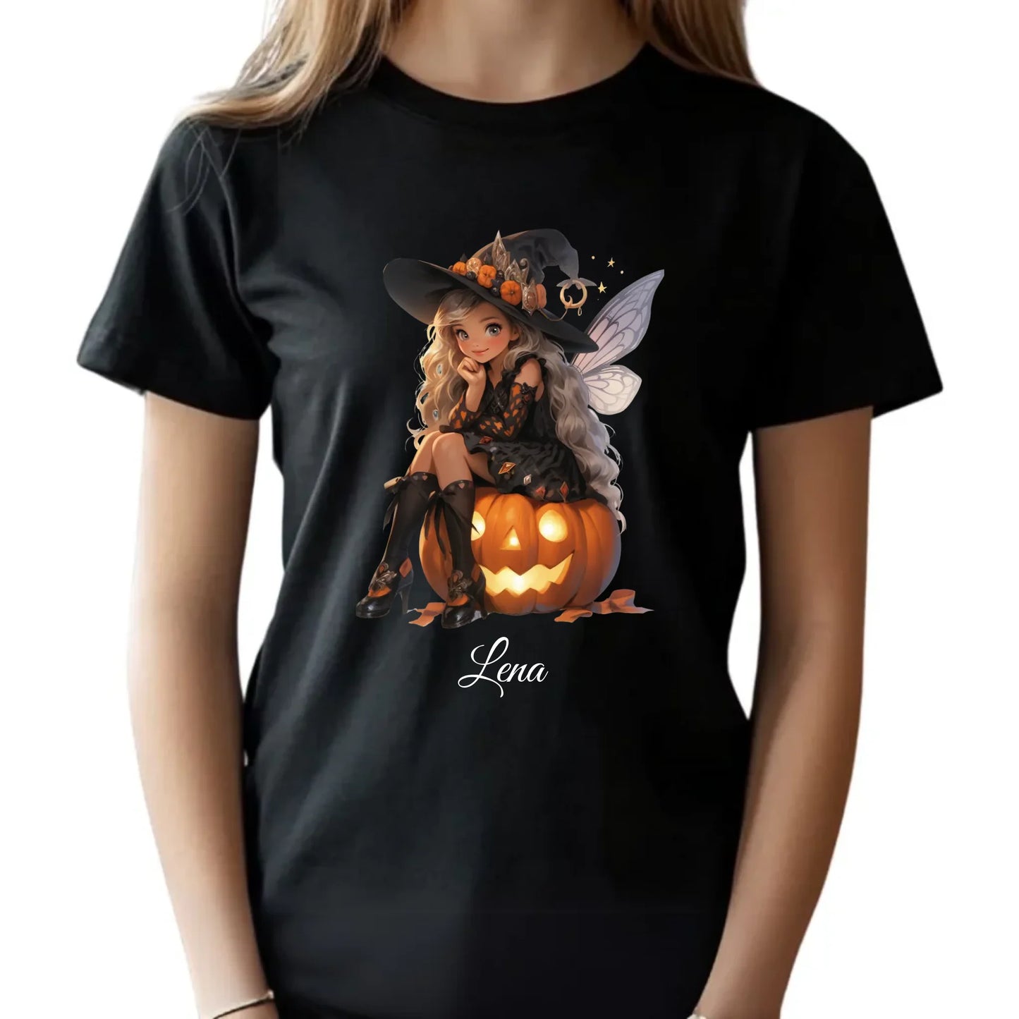 Koszulka dziecięca na Halloween - Wróżka - wybierz postać - personalizowana HL02 - StoryCups.pl