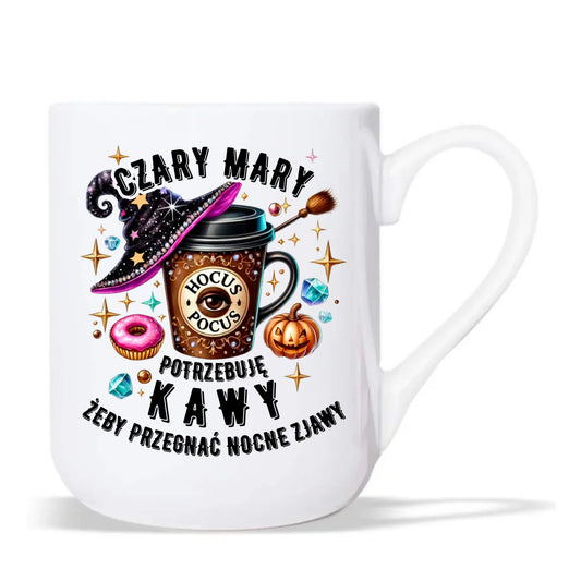 Kubek elegant na Halloween - Potrzebuję kawy HL03 - StoryCups.pl