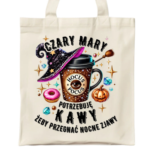 Torba na Halloween - Potrzebuję kawy HL03 - StoryCups.pl