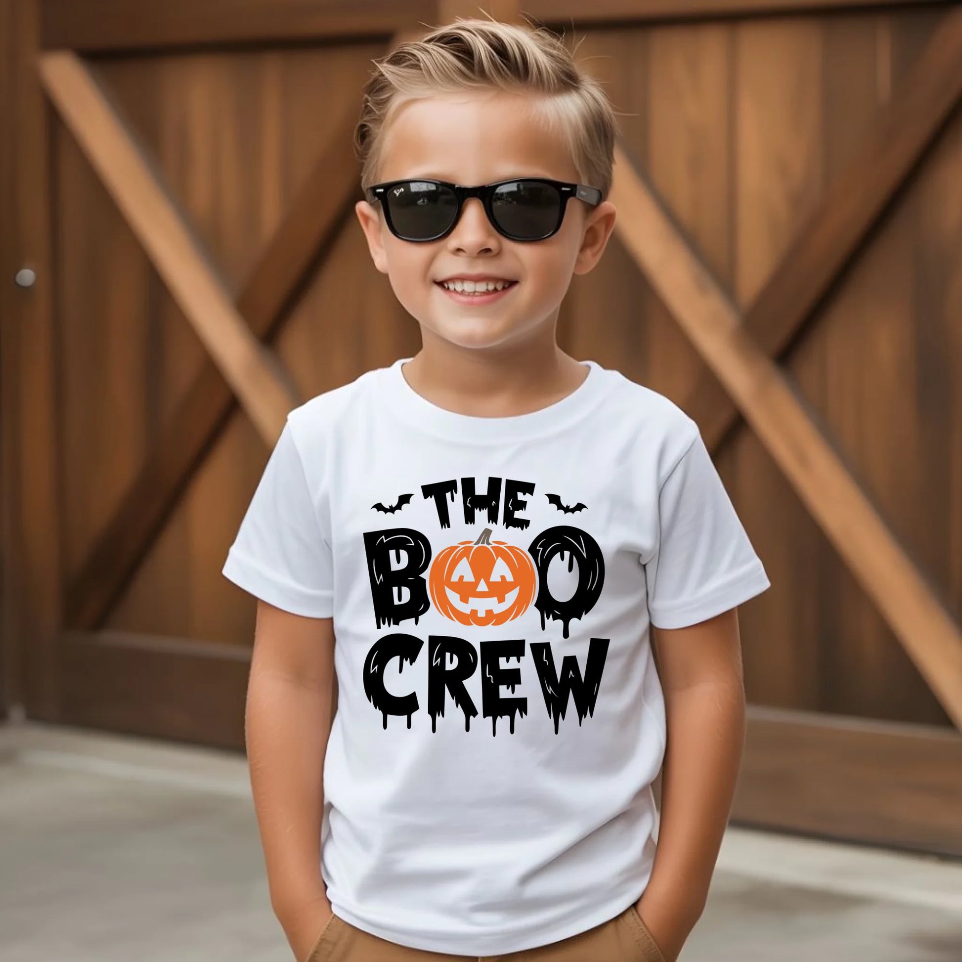 Koszulka dziecięca na Halloween - The Boo Crew HL12 - StoryCups.pl