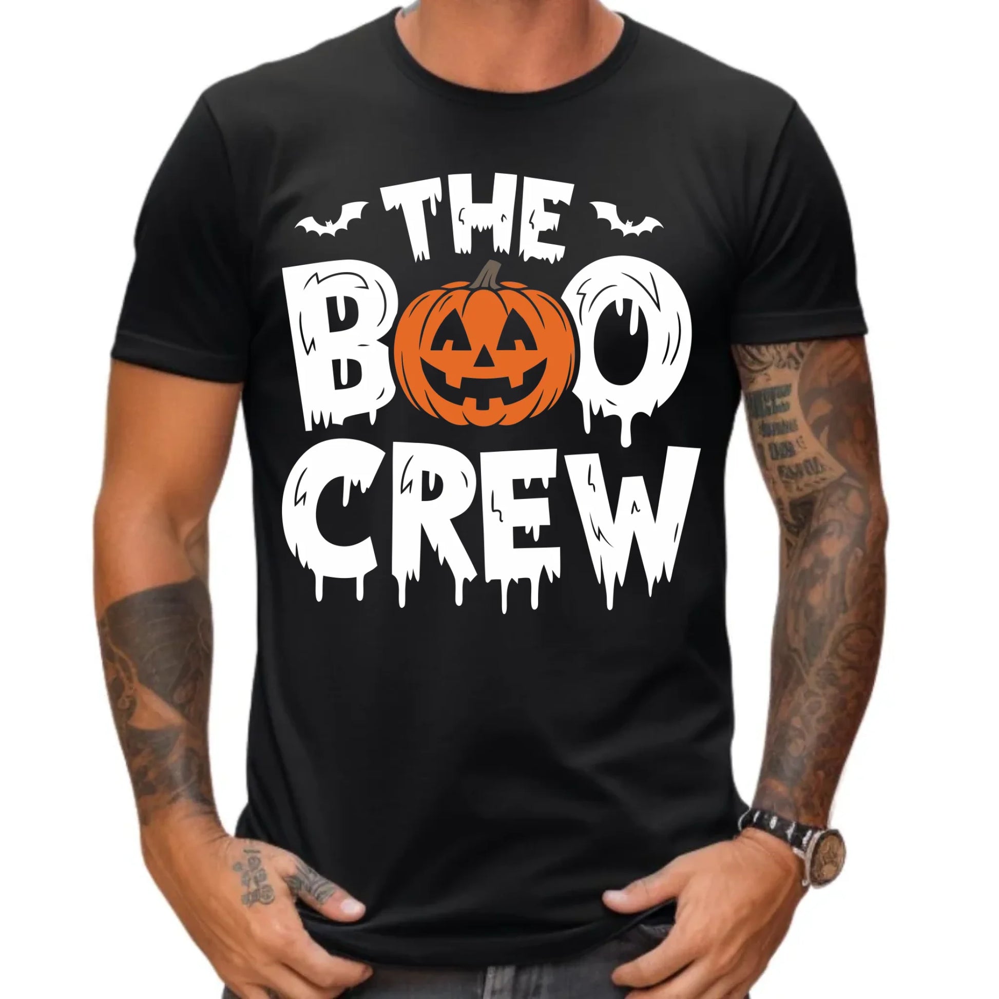 Koszulka męska na Halloween - The Boo Crew HL12 - StoryCups.pl