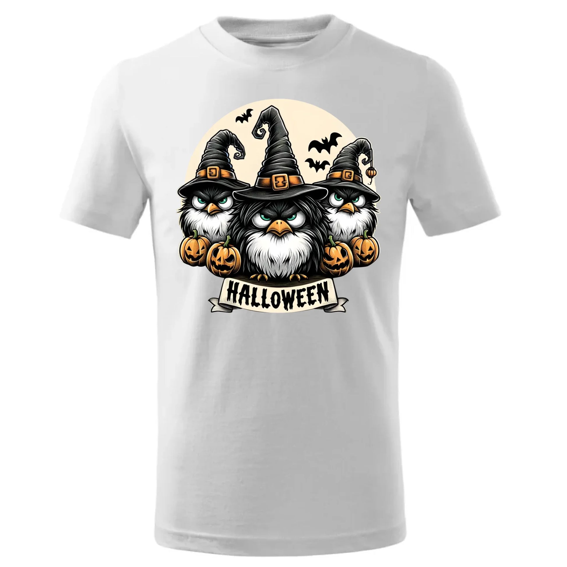 Koszulka dziecięca na Halloween - Upiorne sowy wiedźmy HL15 - StoryCups.pl