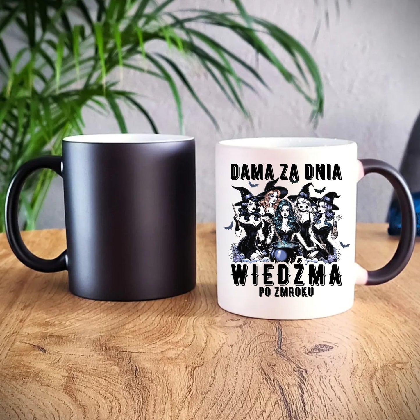 Kubek magiczny - Dama za dnia wiedźma po zmroku HL16 - StoryCups.pl