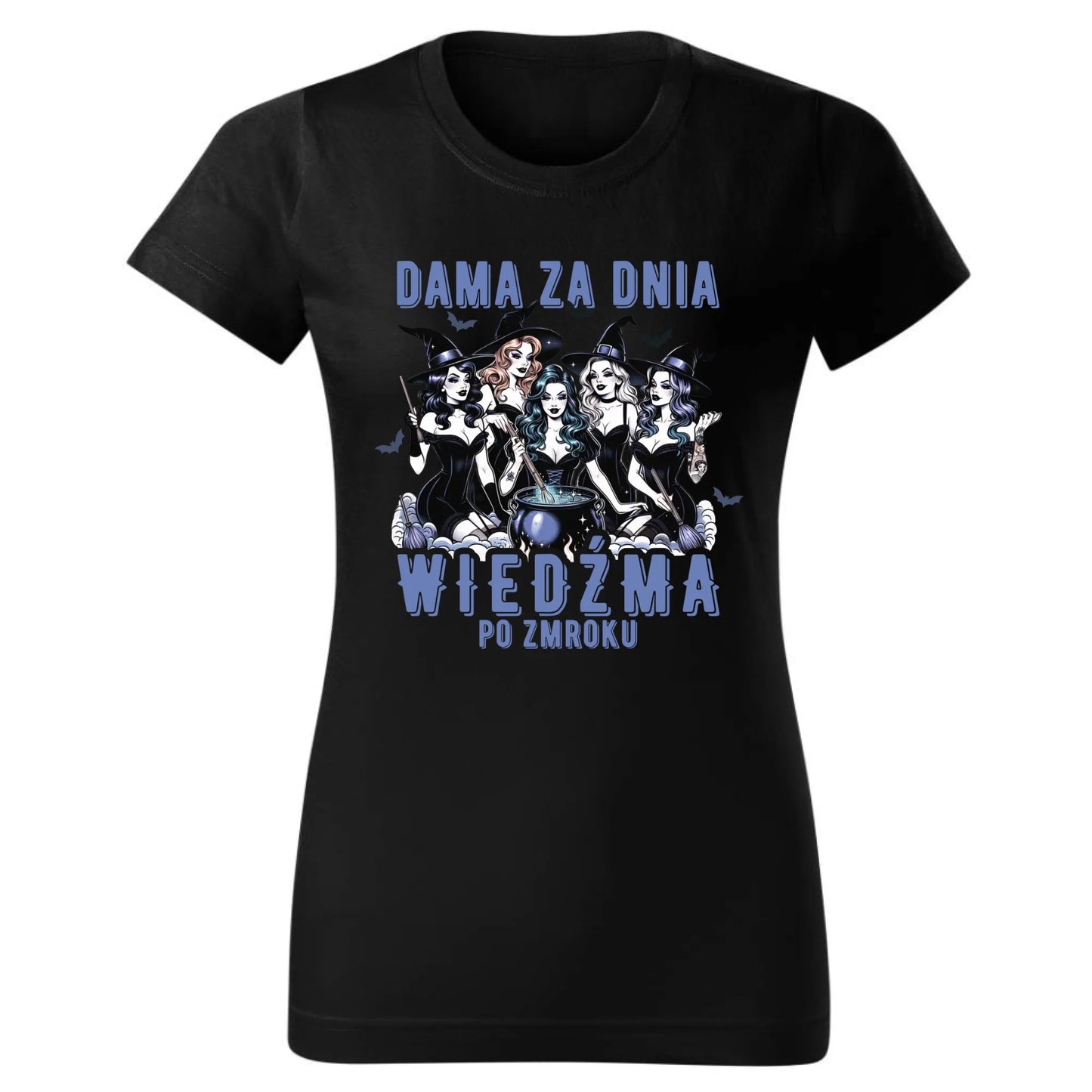 Koszulka damska - Dama za dnia wiedźma po zmroku HL16 - StoryCups.pl
