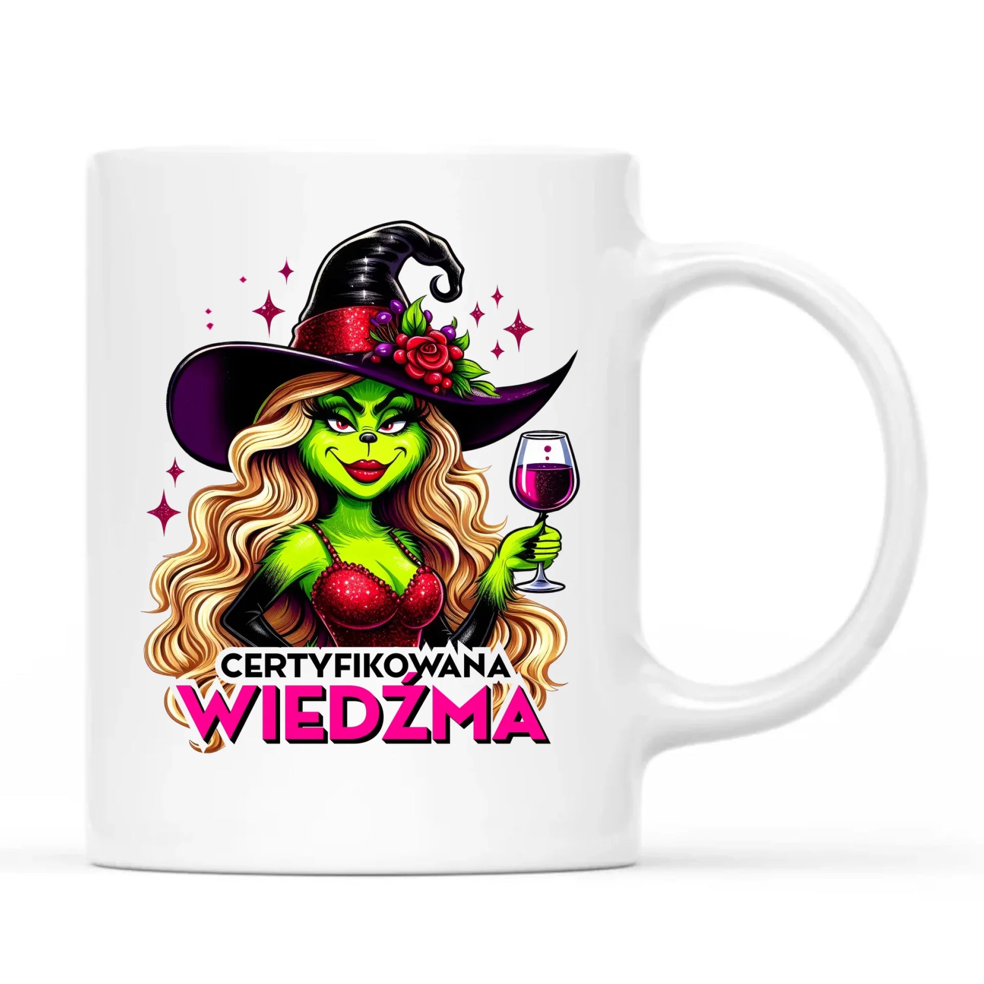 Kubek - Certyfikowana wiedźma - śmieszny HL13 - StoryCups.pl
