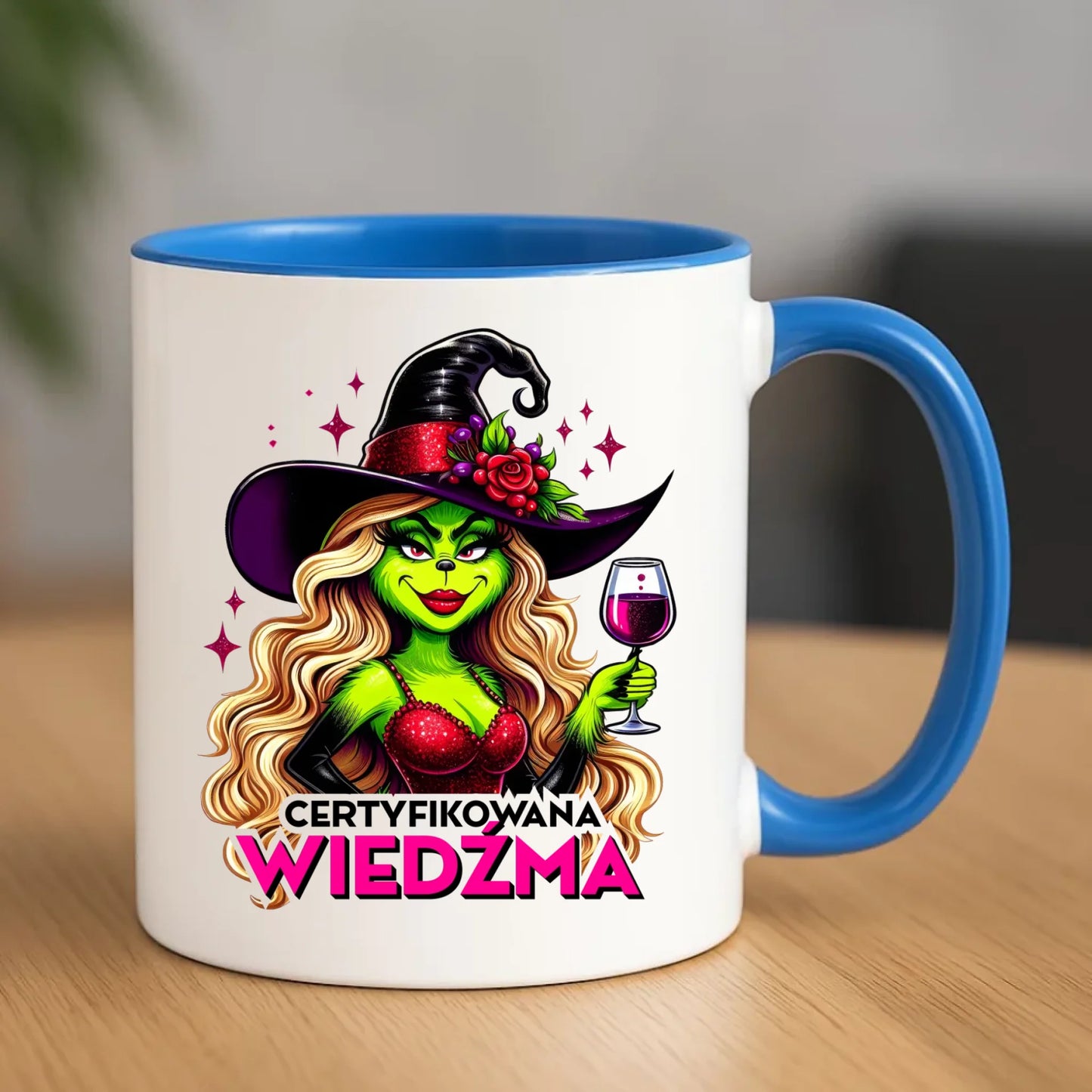 Kubek - Certyfikowana wiedźma - śmieszny HL13 - StoryCups.pl
