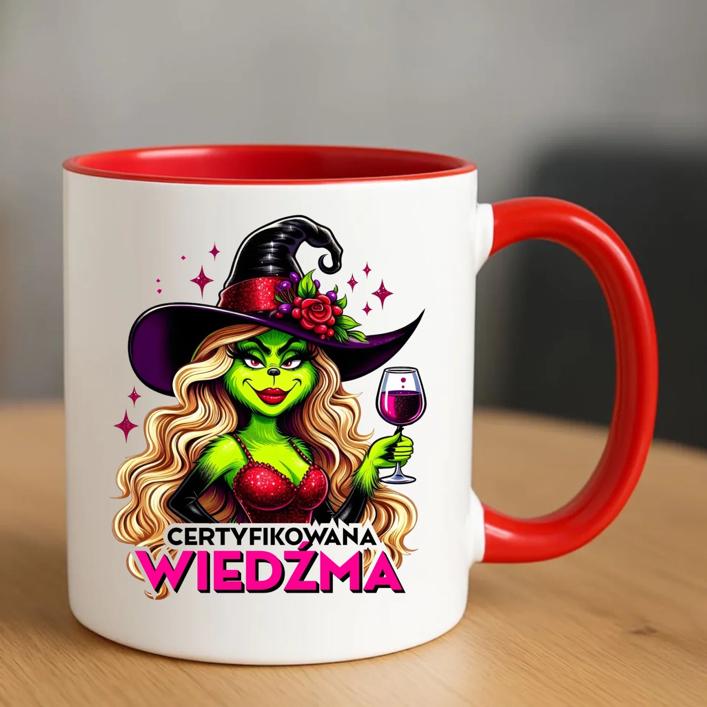 Kubek - Certyfikowana wiedźma - śmieszny HL13 - StoryCups.pl
