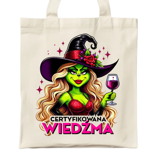 Torba - Certyfikowana wiedźma - śmieszna HL13 - StoryCups.pl