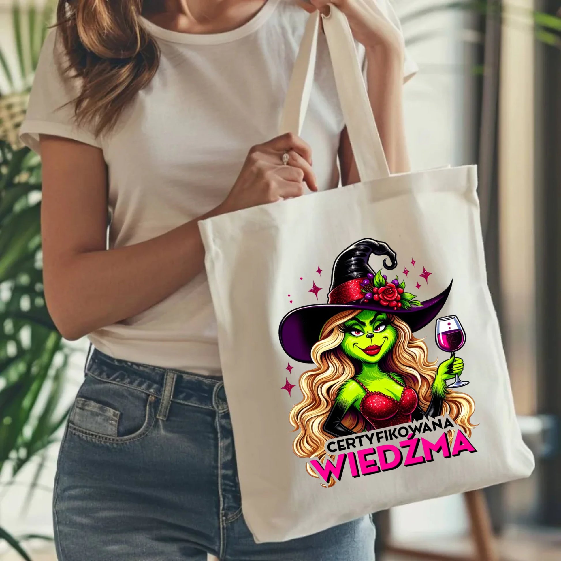 Torba - Certyfikowana wiedźma - śmieszna HL13 - StoryCups.pl