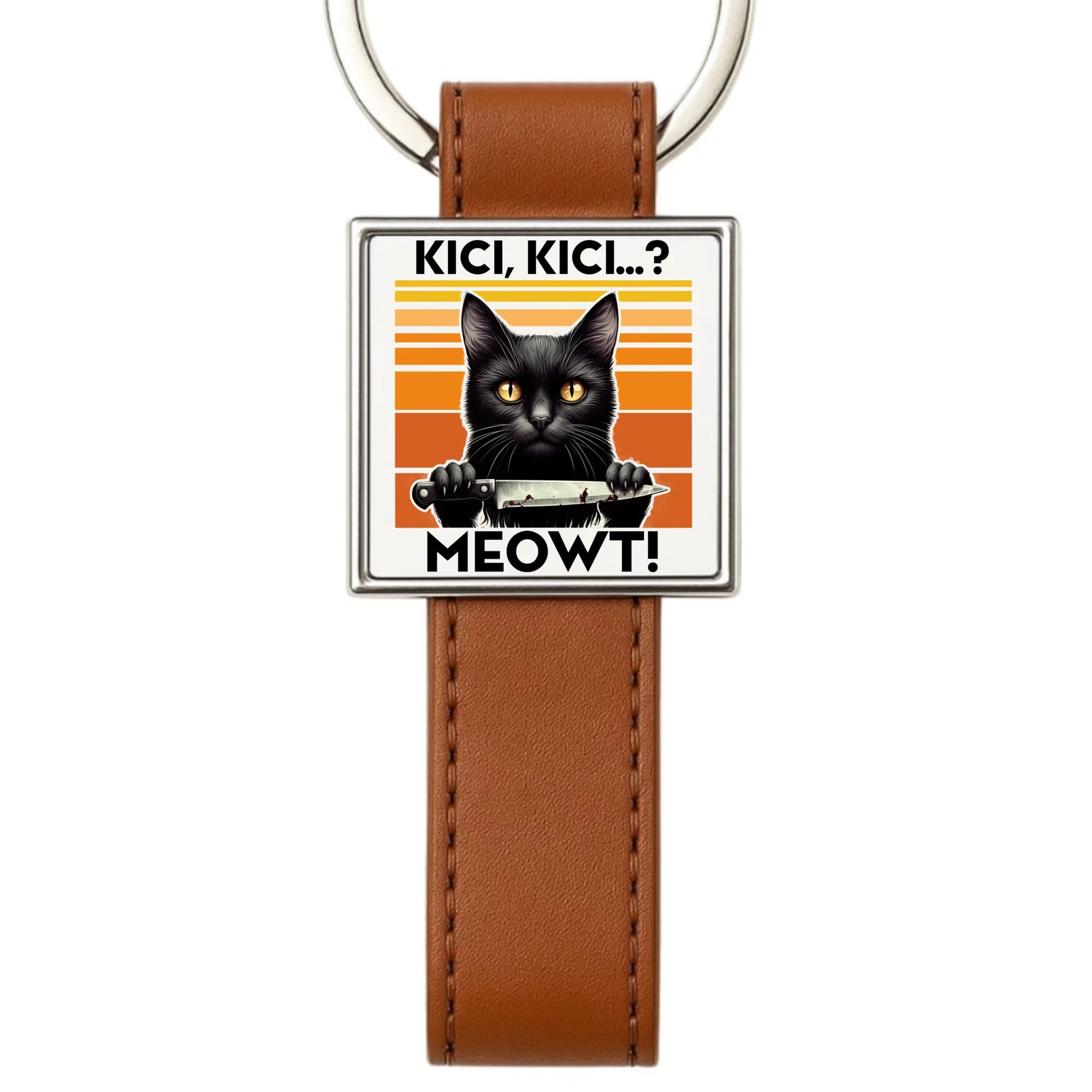 Brelok - Kot z nożem - Kici, kici... MEOWT! HL17 - StoryCups.pl