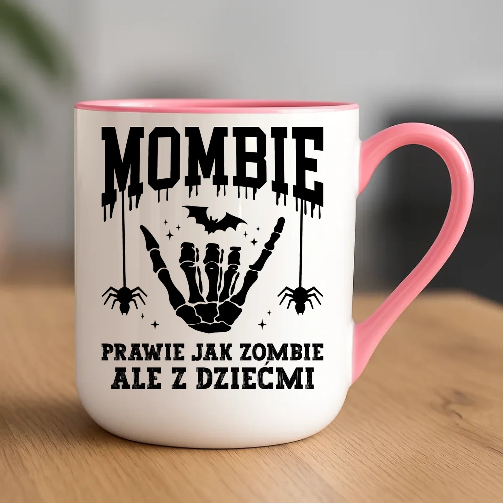 Kubek elegant dla mamy - Mombie - zombie z dziećmi HL18 - StoryCups.pl