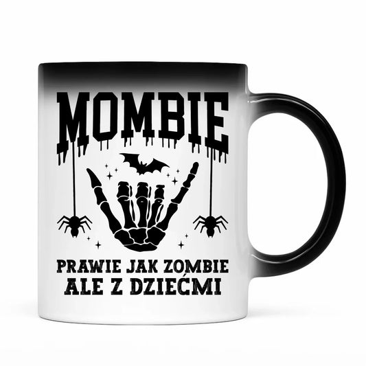 Kubek magiczny dla mamy - Mombie - zombie z dziećmi HL18 - StoryCups.pl