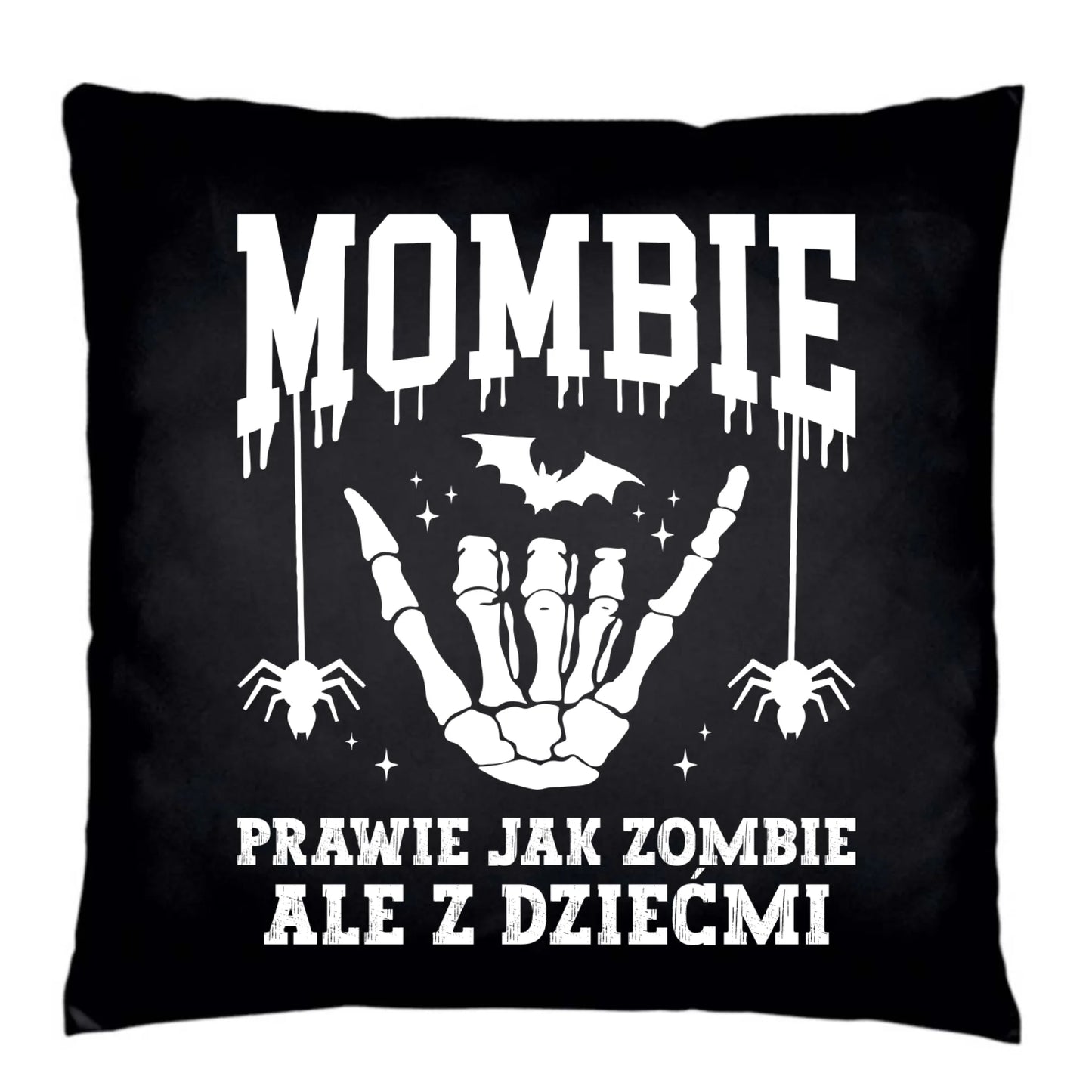 Poduszka dekoracyjna dla mamy - Mombie - zombie z dziećmi HL18 - StoryCups.pl