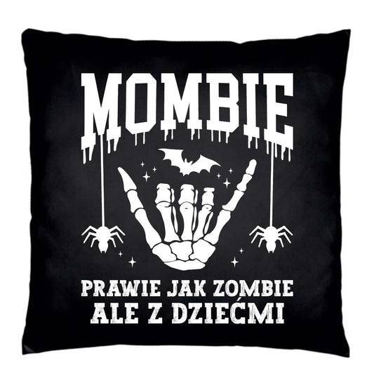 Poduszka dekoracyjna dla mamy - Mombie - zombie z dziećmi HL18 - StoryCups.pl