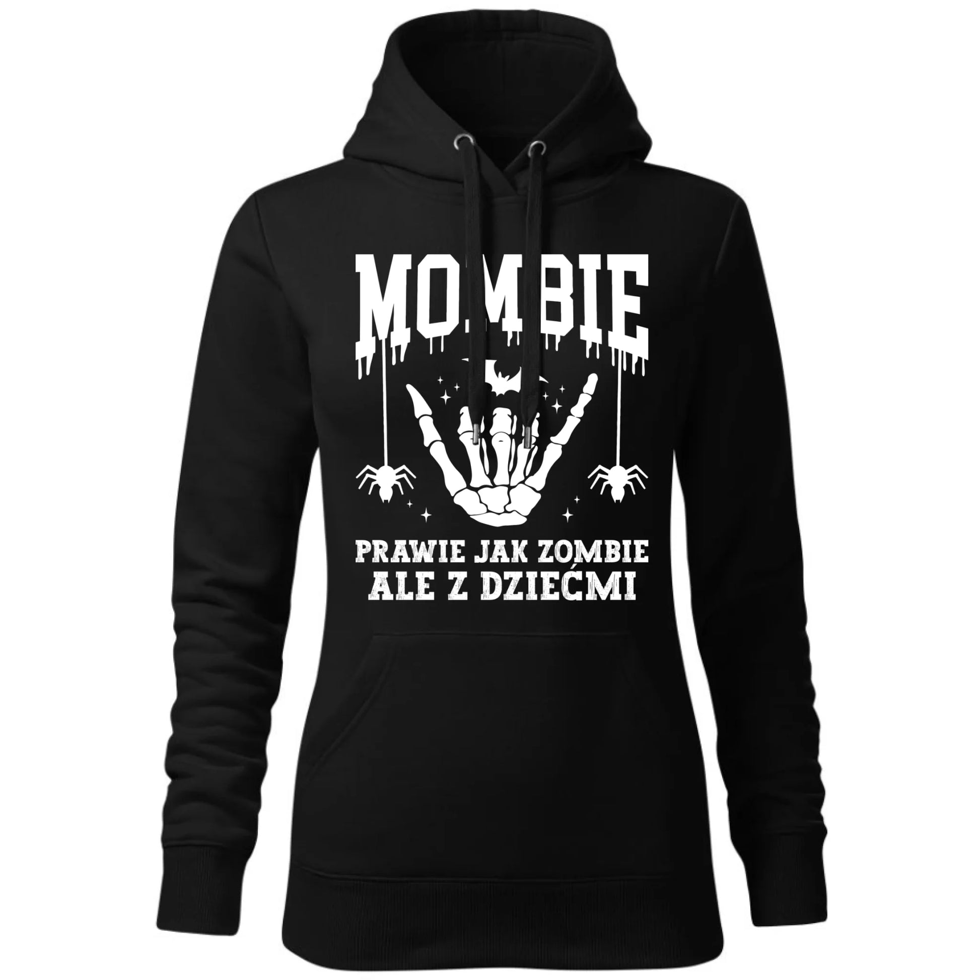 Bluza damska z kapturem dla mamy - Mombie - zombie z dziećmi HL18 - StoryCups.pl